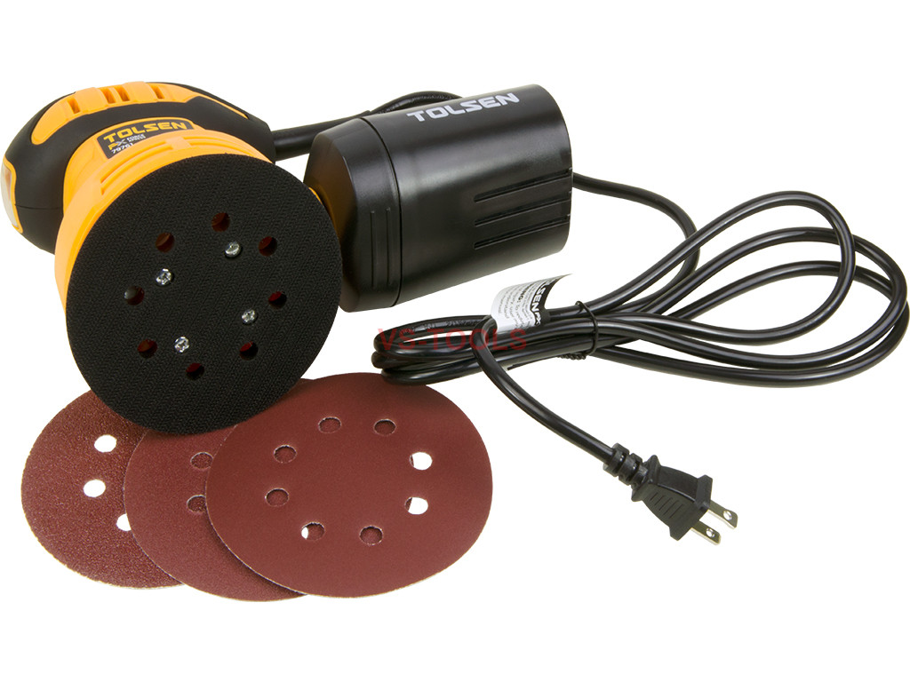 5inch 125mm Palm Randon Orbital Sander Self Vacuum Dust Bag